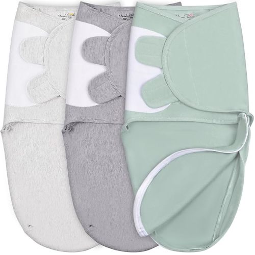 Mama Cheetah Baby Swaddle Blanket with Zipper, Newborn Swaddle Sack, Baby Swaddles Sleep Sack 0-3 Months, Baby Swaddle Wrap with Easy Change Zipper for Baby Boy & Girl, 3-Pack