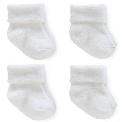 Carter's Just One You® Baby 4pk Chenille Socks - White 0-3m