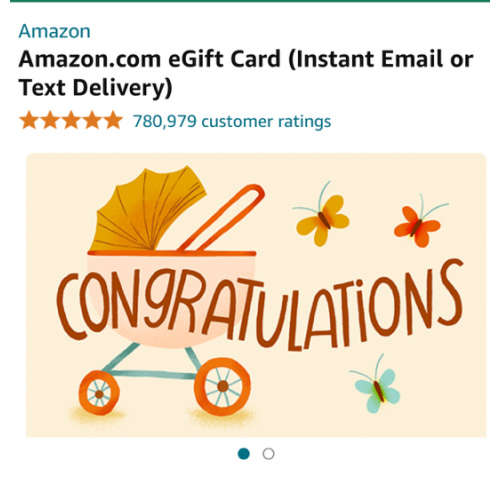 Amazon.com: Amazon eGift Card - Congratulations Carraige: Gift Cards