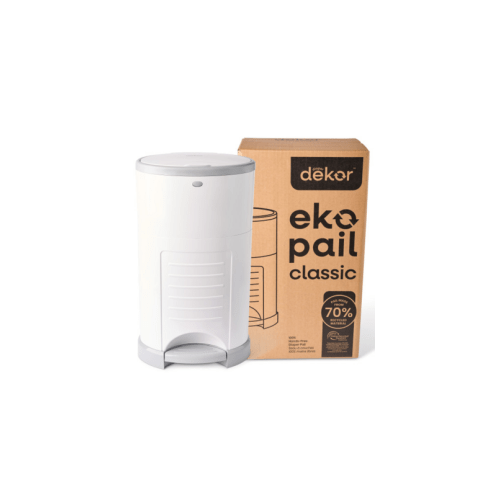 Dekor Eko Classic Diaper Pail White