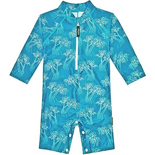 weVSwe Baby Toddler Sun Protection Rash Guard Swimsuit with Crotch Zipper
