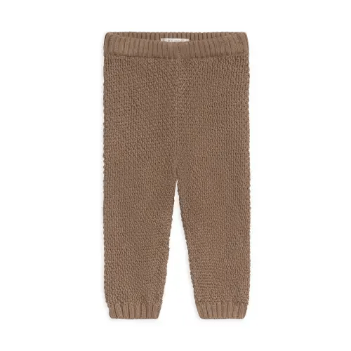 Taupe Knit Bottoms / 3-6M