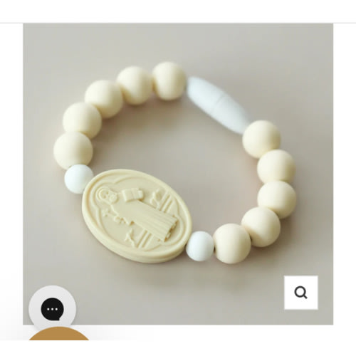 St. Benedict Saint Bracelet | Cream
