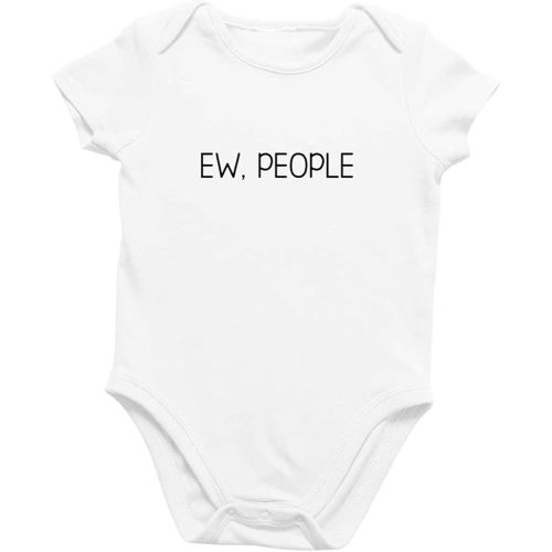 Printique Organic GOTS Certified Baby Onesie Unisex Bodysuit 0-18 months - Sarcastic