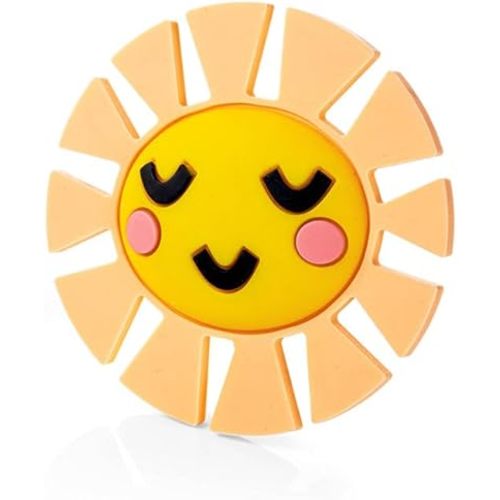 Lucy Darling Baby Teething Toys, Sunshine Teether, 0+ Months Baby Essentials for Girl or Boy, BPA-Free Teething Relief & Chew Toy, Easy to Hold, Chew & Clean Teethers, Perfect Baby Shower Gifts