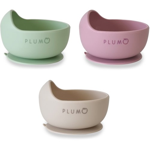 Plum Silicone Suction Bowl - Assorted*