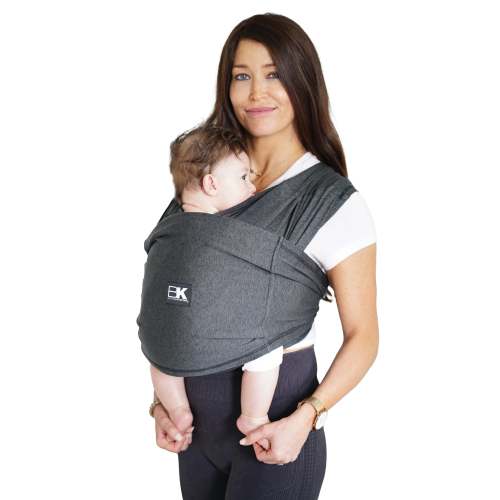 Baby K'tan Active Baby Carrier | Heather Black | Small