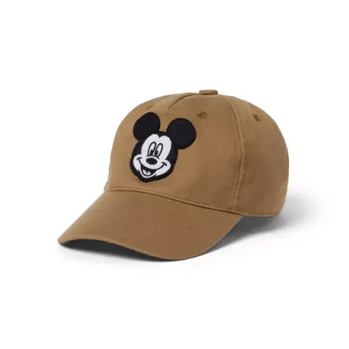 Boy Dark Khaki Mickey Mouse Disney Mickey Mouse Cap by Janie and Jack