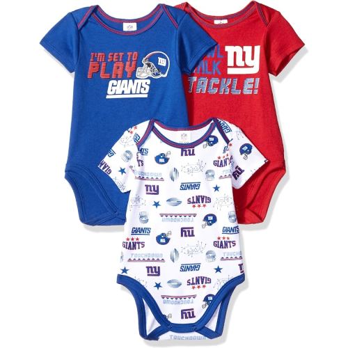NFL Baby Boys New York Giants Bodysuit - 0-3Mo