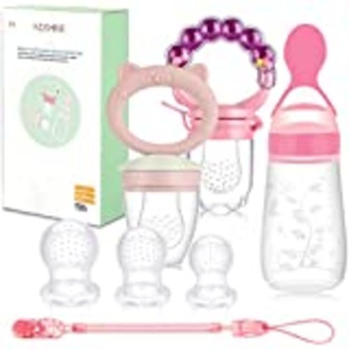 Termichy Baby Food Feeder Set, Silicone Pacifier Feeder and