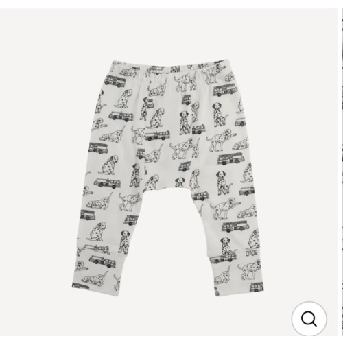classic panda pant | dalmatians | organic cotton jersey