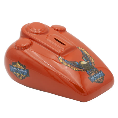 H-D Vivid Bar & Shield Eagle Tank Bank