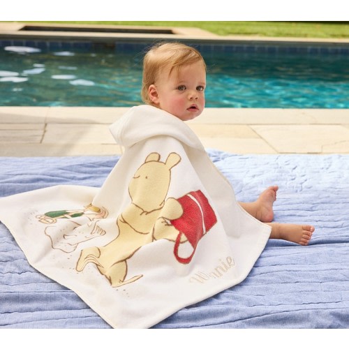 Disney's Winnie the Pooh Baby Beach Hooded Towel UPF 50+