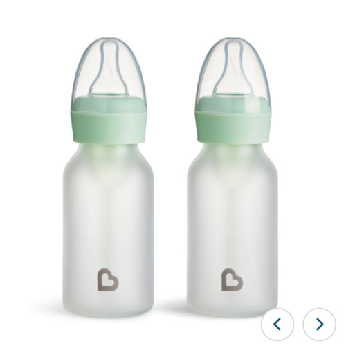 Bond® Silicone Glass Bottle 4oz or 8oz, 2pk | Munchkin