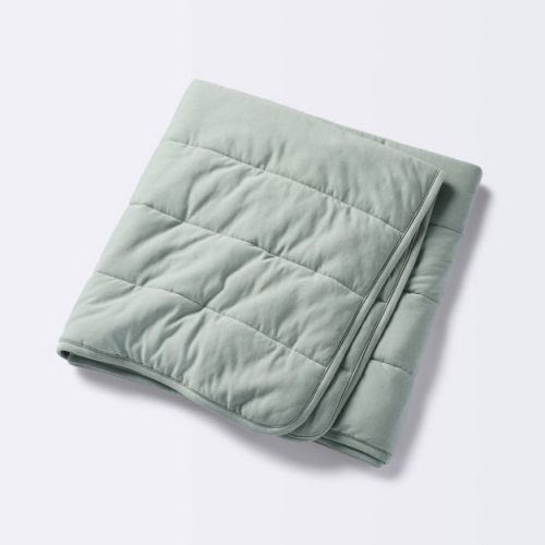 Rayon From Bamboo Quilted Baby Blanket - Green - Cloud Island™