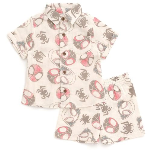 Marvel Spidey and His Amazing Friends Cotton Gauze Matching Family Outfits Newborn to Toddler Sizes (Newborn - 5T)