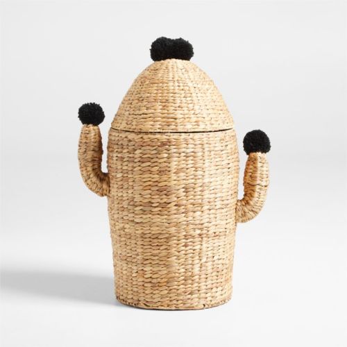 Black Cactus Woven Kids Hamper