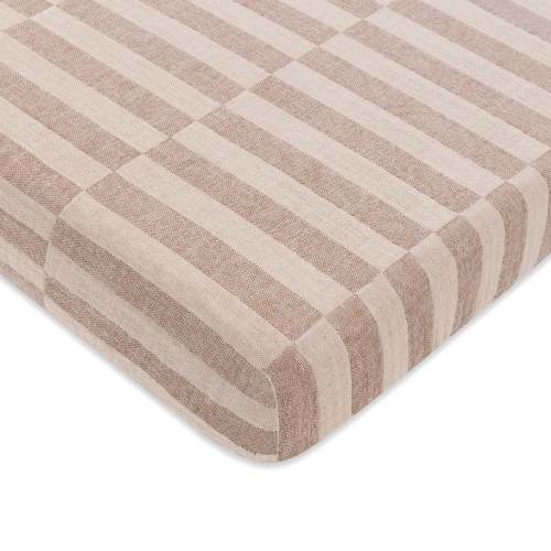 Mini Crib Sheet in GOTS Certified Organic Muslin Cotton