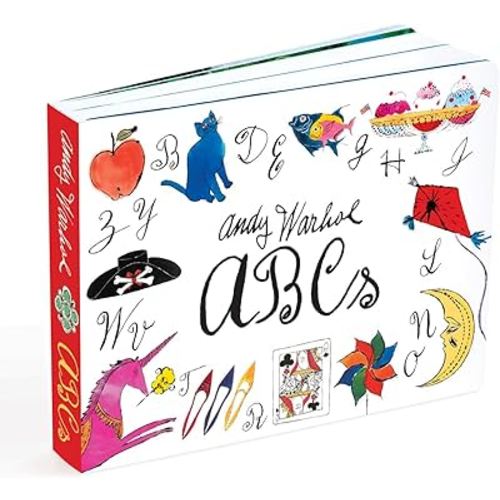 Andy Warhol ABCs – Whimsical and Educational Alphabet Board Book for Toddlers and Babies