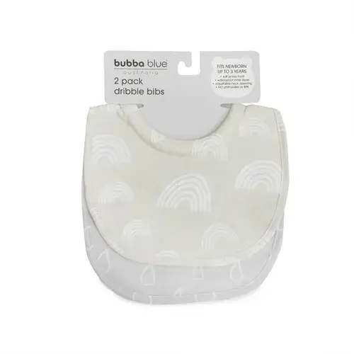 Bubba Blue Dribble Bib 2Pk