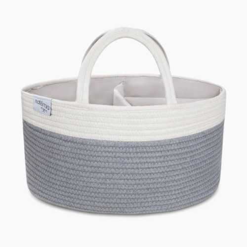 Natemia Rope Diaper Caddy Organizer - Grey