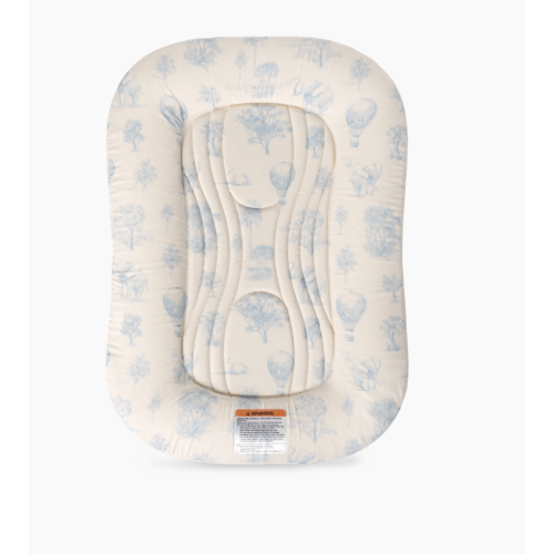 Infant Lounger Wave | Blue Toile