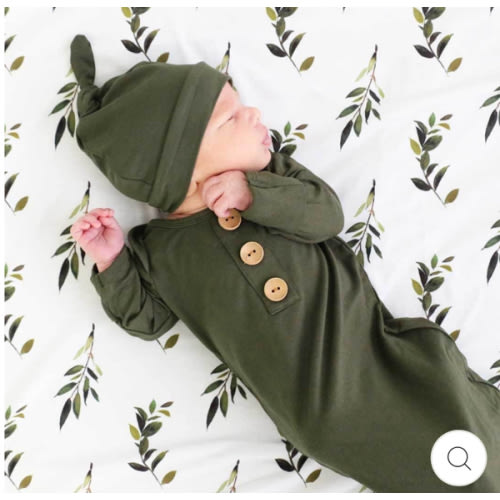 olive_green_knot_gown_and_knot_hat_1.jpg 1,080×1,080 pixels