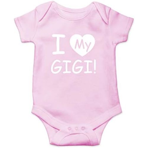 I Love My Gigi - Funny Baby Essentials Bodysuit - Cute Newborn Girl Clothes Baby Boy Outfits