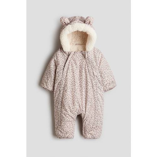 TEDDY-LINED SNOWSUIT