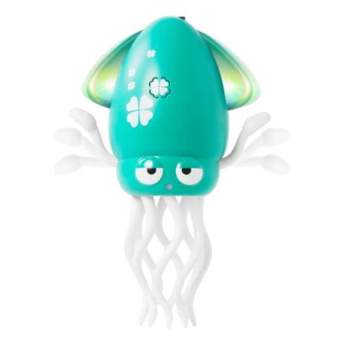Dancing Octopus Baby Toys, Electric Crawling Squid Infant Tummy Time Toy with Light & Music, Interactive Sensory Toy for Toddlers & Kids (Ages 0-6+), Birthday Gift for 6 12 18 24 36+ Months Boy Girl