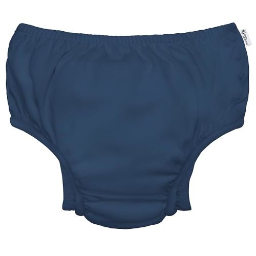 green sprouts Reusable Snap Swim Diaper Navy Solid-4T