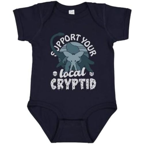 TATY Kids Support Your Local Cryptid Baby Infant Bodysuit