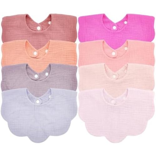 Baby Bibs Muslin Drool Teething Drooling Bibs for Baby Girl Boy Muslin Cotton