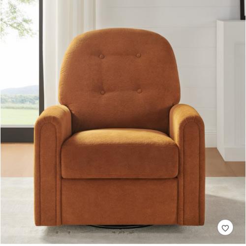 Ebern Designs 33.46’’ Terry Fabric Glider Rocker Manual Recliner Chair & Reviews | Wayfair