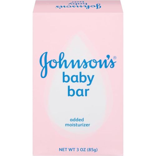 Johnson's Baby Soap Bar Gentle for Baby Bath and Skin Care, Hypoallergenic, 3 Ounce
