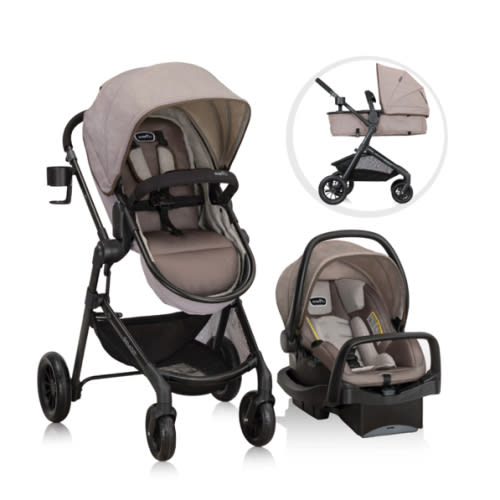 Evenflo Pivot Modular Travel System with LiteMax Infant Car Seat