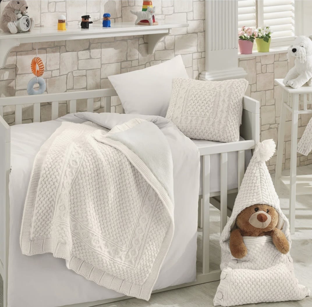 Greyleigh™ Baby & Kids Kingsley 6-Piece Merino Wool Blend Crib Bedding Set & Reviews | Wayfair