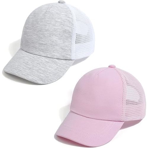 Duoyeree Toddler Baseball Cap Baby Cap Sun hat Print Dinosaur Pattern and Solid Color hat Kids boy Girl Age 0-8t