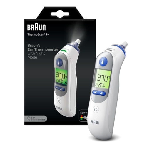 Braun Ear Thermometer AgeSmart™ with Night Mode ThermoScan® 7+ : Amazon.com.au: Health, Household & Personal Care