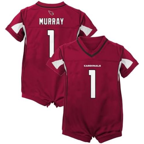 Kyler Murray Arizona Cardinals #1 Red Newborn Infants Team Color Home Romper Bodysuit Player Jersey