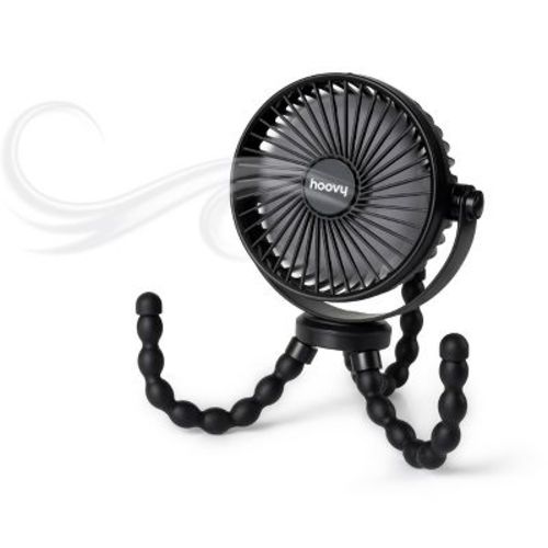 Hoovy Mini Stroller Fan with Flexible Tripod Legs
