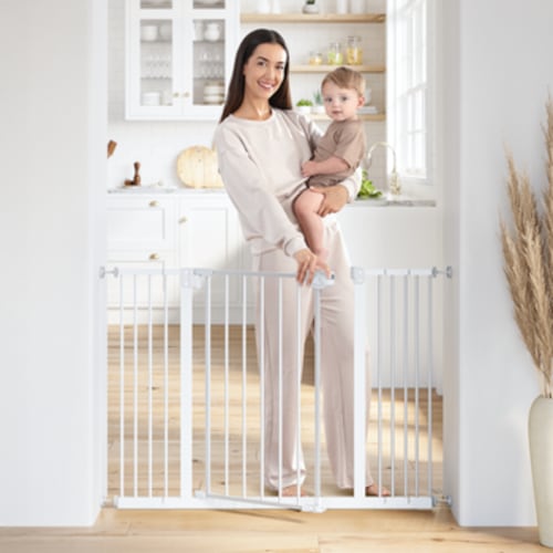 Baby Safety Gate with 3 Extensions