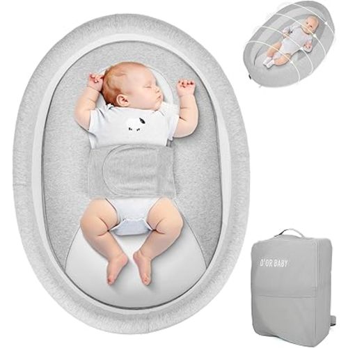Baby Nest Lounger, Co-Sleeping Bed, Portable Travel Bassinet,Snuggle Me Lounger, Coleho para Bebes