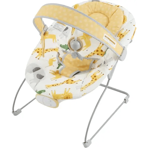 Baby Bouncer, Infants Bouncy Seat with Music and Vibrations,Baby Rocker for Newborns Indoor Outdoor Use 0-6 Months Up to 20 lbs