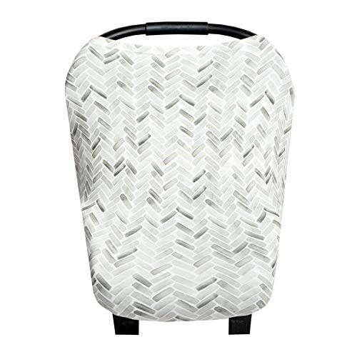 Copper Pearl Multi-Use Cover: Car Seat Covers, Nursing Cover, and Stroller Cover for Sun - Stretchy Fabric, All-Season Use, Stylish Designs, Easy Access for Moms - Alta