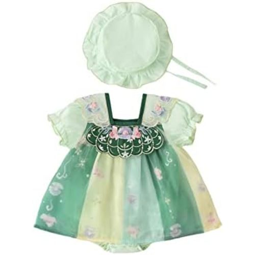 Baby Girls Qipao Cheongsam Style Sleeveless Floral Party Dress Outfits Toddler Short Dress Clothes Summer Dresses