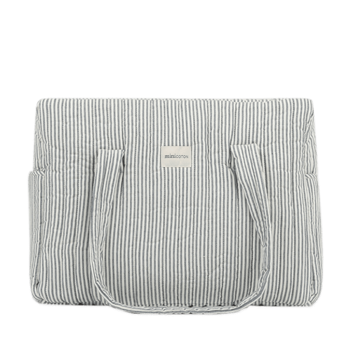 Bolsa Maternidad Oxford Denim - PRE ORDER
