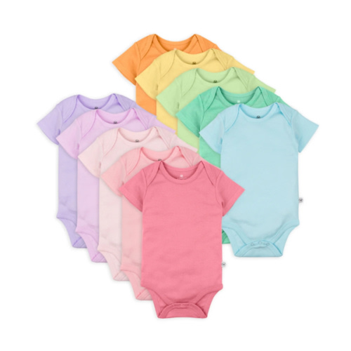 10-Pack Organic Cotton Short Sleeve Bodysuits | Honest Baby Clothing