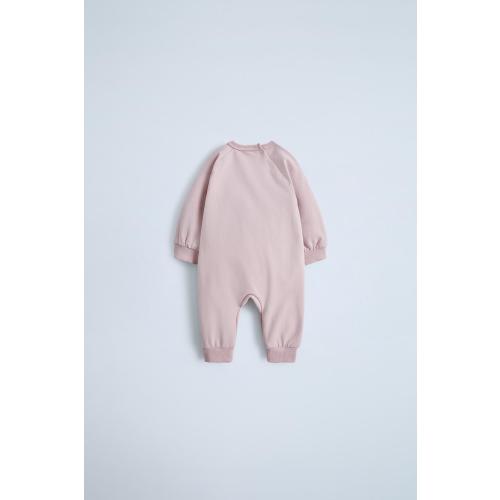 PLAIN PLUSH JUMPSUIT - Pink | ZARA United States