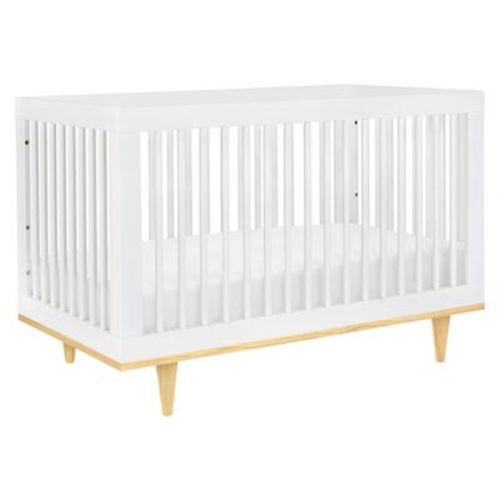 Davinci Marley 3-in-1 Convertible Crib - White Finish And Natural Legs
